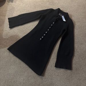 New with tags, J.Crew, cashmere dress with beautiful bell sleeve